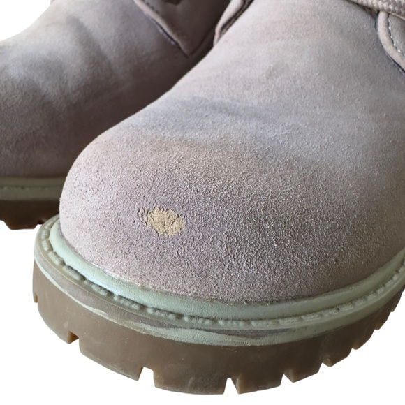 Lugz Clove Boots Pink Faux Suede Size 10 Good Condition - Picture 5 of 7